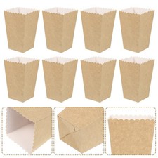  50 Pcs Paper Popcorn Boxes Bulk Movie Night Bucket Containers for Party