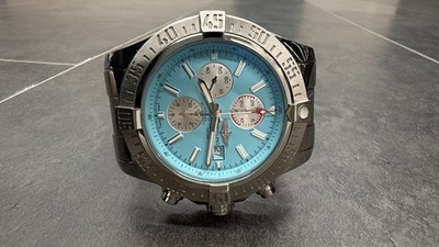 No. 73/100 Breitling Super Avenger II Caribbean Limited baton hour markers -2015