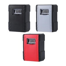 Lock Box for Keys Key Storage Box Wall Mounted Combination Lockbox for Home