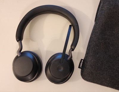 Jabra Evolve2 65 Bluetooth Wireless Headset, Noise Cancelling, mit Tasche