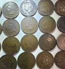 ￼ Partial Roll of Indian Head Pennies. 1881-1908