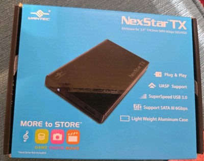 Vantec NexStar TX USB 2.5 Hard Drive External Enclosure 