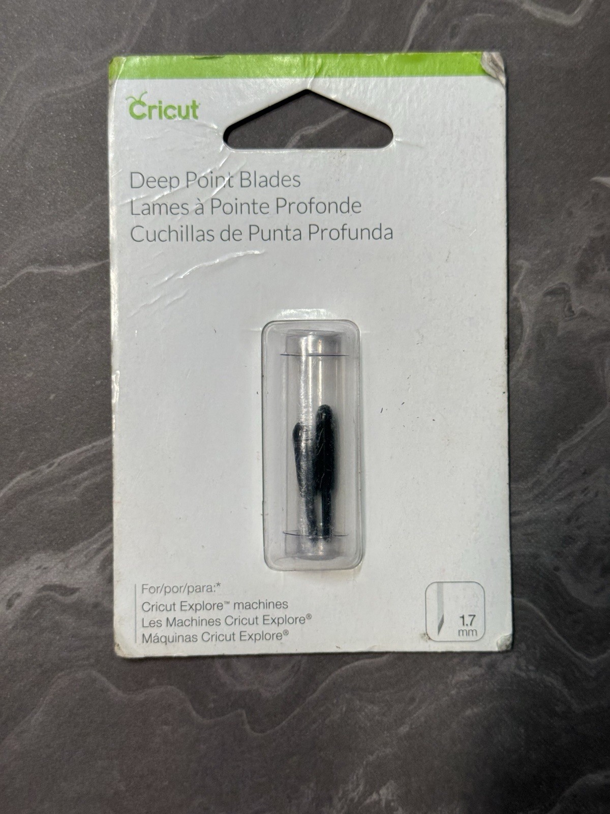 Deep-Point Replacement Blades 1.5 (2 ct)  For Cricut Maker/Explorer Machines