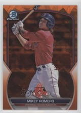 2023 Bowman Chrome Draft Sapphire Edition Orange 6/25 Mikey Romero #BDC-58 0o48