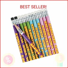 Fun Express Happy Birthday From Your Teacher Pencils - 24 Pieces - Educational A