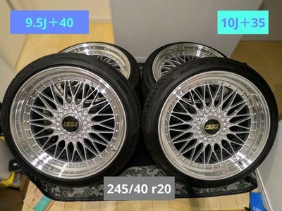 JDM BBS Super RS ​​20-inch 9.5J +40 10J +35 245/40 No Tires