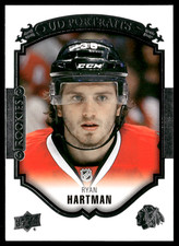 Ryan Hartman 2015-16 Upper Deck Portraits Rookie Card #P-59 Chicago Blackhawks