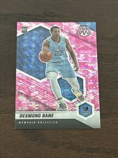 2020-21 Panini Mosaic Desmond Bane Pink Camo Prizm Rookie Card RC #211