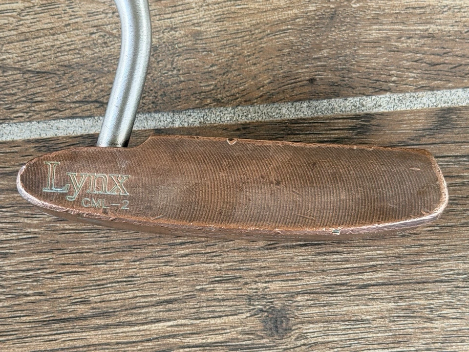 Rare Lynx Kirk Currie The Copper Mill CM-2 LH 35" Putter - Image 4 of 4