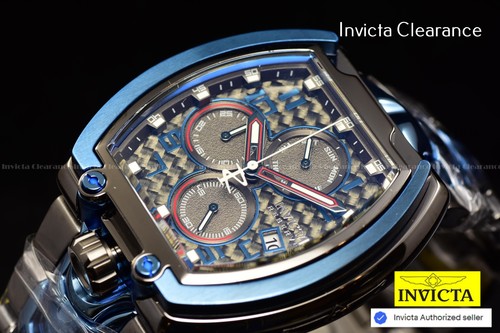 Reloj Invicta Reserve MAMMOTH 51mm Cronógrafo Esfera Azul Para Hombre TONO AZUL HIELO SS - Imagen 5 de 24