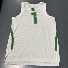 Bol Bol Oregon Ducks Game Worn Team Issued Basketball White Jersey #1 Nike