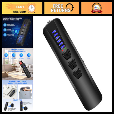 AI Hidden Camera Detector - Anti-Spy RF Signal & WiFi Scanner for Travel Securit