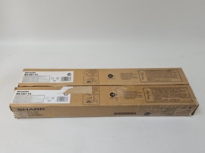 2 x Sharp MX-51GT-YA Original Yellow Toner MX-4110 MX-4112 MX-4140 MX-5112