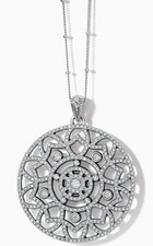 Brighton Illumina Fiori Necklace Silver Sparkling Crystals JM7191 MSRP: 188 NWT