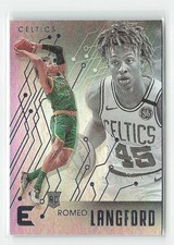 2019 Panini Chronicles Romeo Langford #219 RC Essentials Celtics