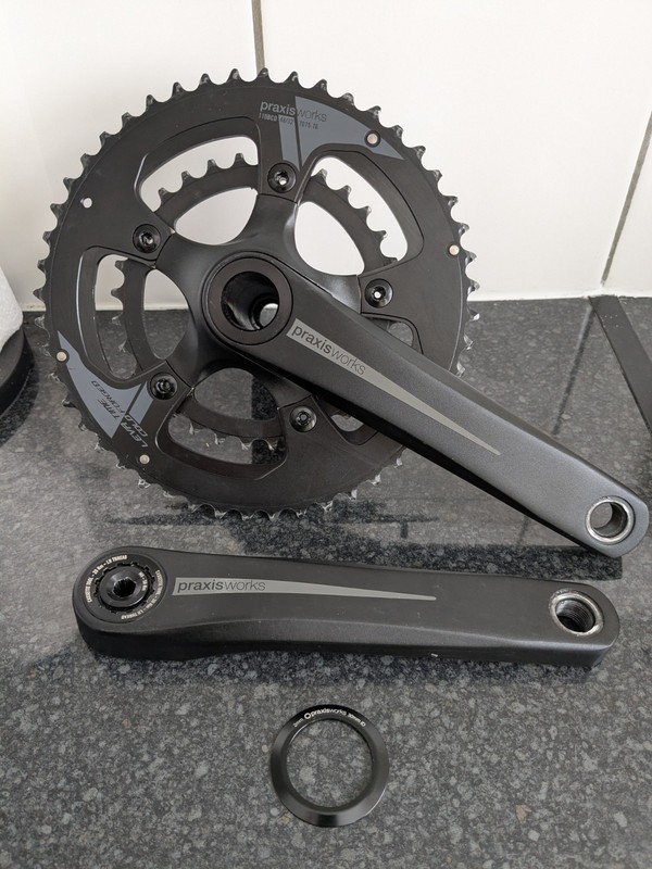 Praxis Zayante m30 Double sub compact Crankset 175 mm 48 32