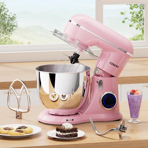 3-IN-1 Electric Stand Mixer, 6.5QT Bowl 10-Speed Kitchen Mixer, Household Foo... - Picture 5 of 6