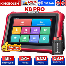 KINGBOLEN K8 PRO Car Diagnostic Tool OBD2 Scanner All System ECU Coding CANFD