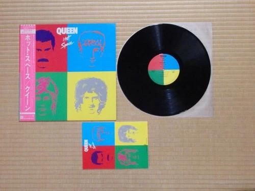 Queen – Hot Space P-11204 Japan 2 insert Inner sleeve Obi