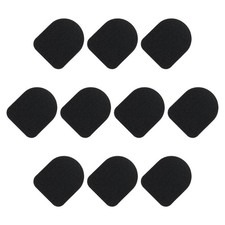 Pack of 20 Gloves touch screens Sticker Carbon Fiber Ultra Thin Stickers Black