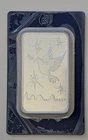 HOLY LAND MINT DOVE OF PEACE 100 GRAM .999 FINE SILVER BAR IN ASSAY SKU IL000554