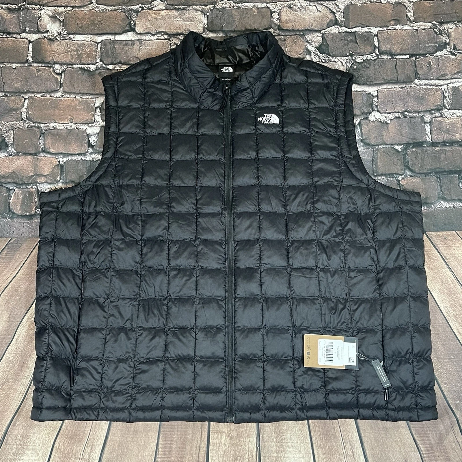 The North Face Thermoball Eco Vest 5X Men Black Nylon Shell Puffer Vest NWT $180