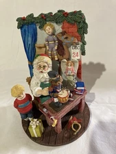 Handcrafted Santa Claus Christmas Figurine By Emes Deparment Stores Inc