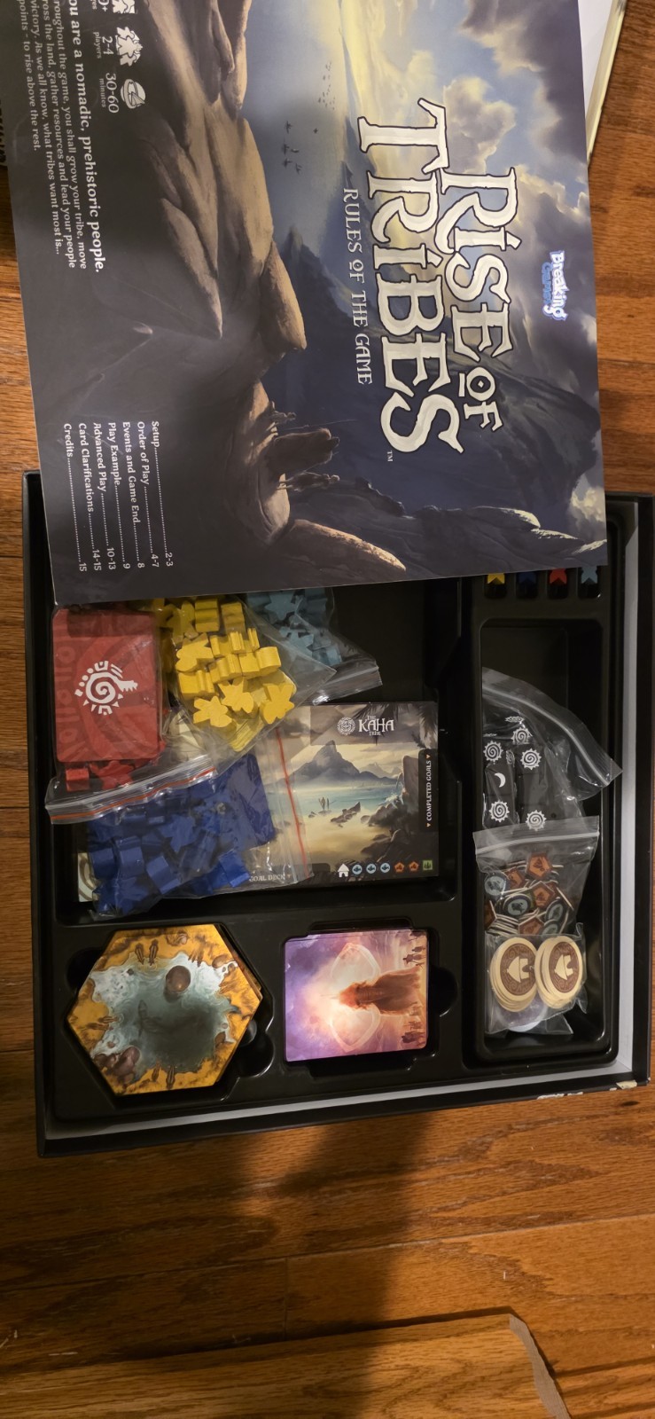 Rise Of Tribes Strategy Board Game Breaking Games IN BOX - Played Only Once