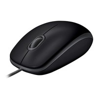 Logitech B110 Silent Maus, USB-A, BeidhäNdig, Schwarz #31315790