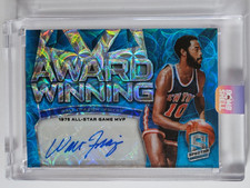 Walt Frazier Knicks 18-19 Spectra, Award-Winning Neon Blue Auto, /60 ✍️