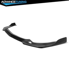 For 15-17 Ford Mustang MDA V2 Style PU Front Bumper Lip Splitter Unpainted Black