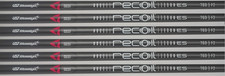 BLACK UST MAMIYA 5-PW 6 IRON SHAFTS 760 F2 ES SENIOR RECOIL GRAPHITE 355 taper