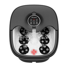 Foot Spa Bath Massager with Heat, Bubble, Shiatsu Massage Rollers, Remote Contro