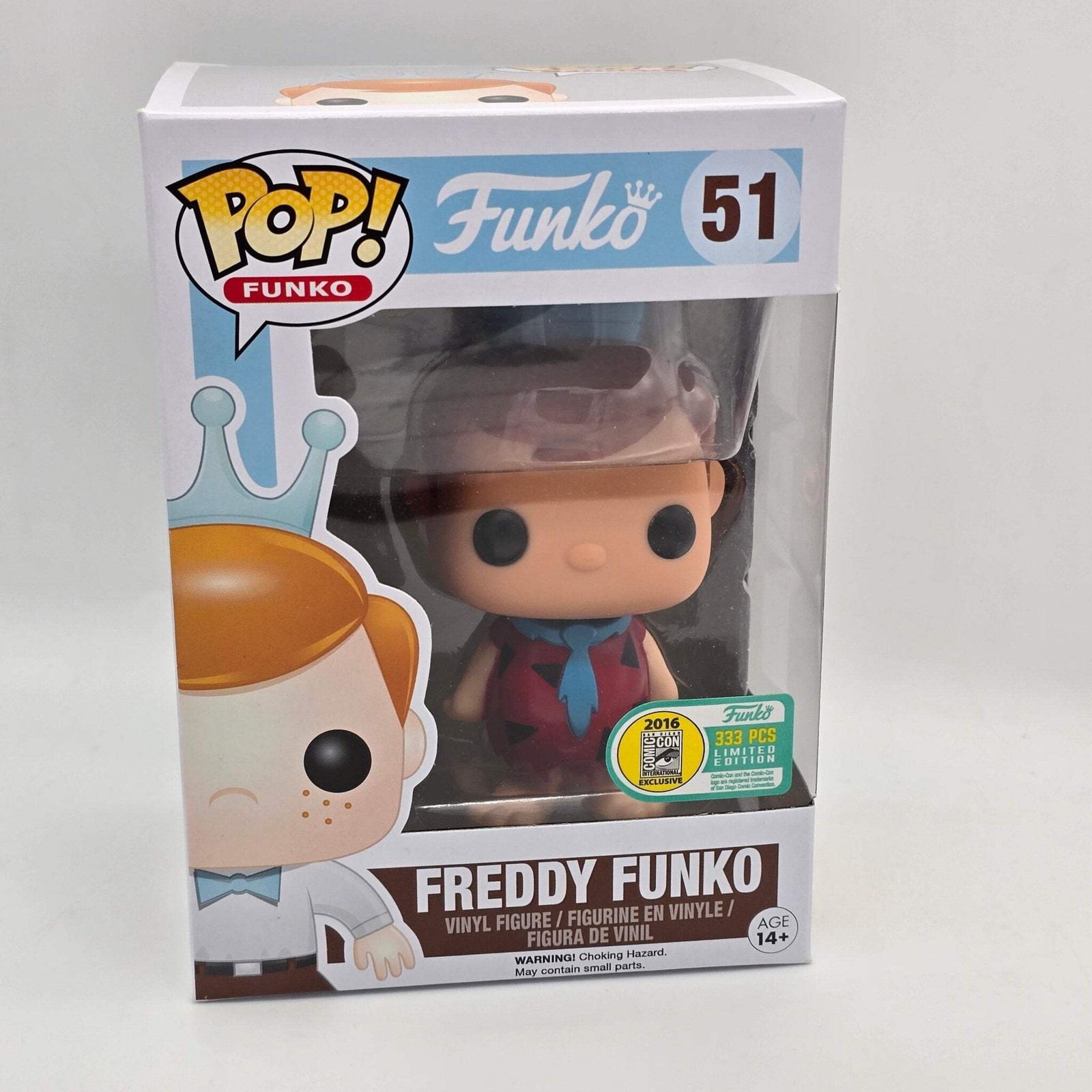 Freddy Funko - Freddy as Fred Flintstone - #51 - 2016 San Diego Comic Con Exclus