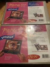 2 Talking Picture Frames 4X6 New Factory Sealed Box Voiceprint 10 Sec Recordable