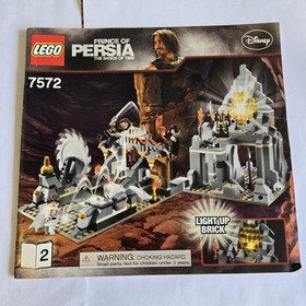 LEGO 7572 Prince of Persia The Sands of Time Instruction Manual  2 Books ONLY