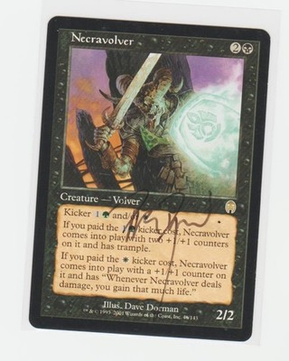 Magic the Gathering ~ Necravolver ~ M/NM ~ Apocalypse ~  Signed by Artist #2