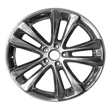 Metallic Polished 5 Double Spoke 20 x 8.5 Used Wheel