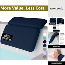 Bath Pillow for Tub, Improved Suction Cups, Luxury Bathtub Pillows, Headrest ...