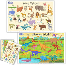 40 Pack Waterproof Disposable Placemats for Baby, Place Mats for Kids, Toddler -