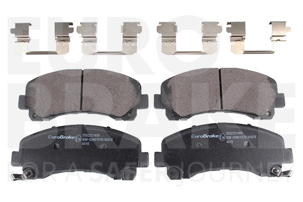 Eurobrake Bremsbelagsatz Scheibenbremse FüR Isuzu D-Max II TFR TFS 8DH-image