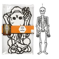Halloween Deko Bastel Skelett 120 CM NEU