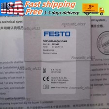 NEW FESTO 527466 SDE5-D10-O-Q4E-P-M8 Pressure Sensor