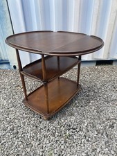Stunning Ercol 505 Serving Tea drinks Trolley  Beautiful twin leaf table top