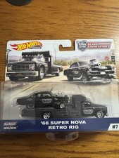 Hot Wheels Team Transport 66 Super Nova Retro Rig Black 164 Diecast Unopened Hot Wheels Team Transport 66 Super Nova Retro Rig Black 164 Diecast Unopened