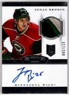2013-14 Panini Dominion Rookie Patch Auto JONAS BRODIN 164 299 Minnesota Wild RC