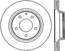 Stoptech Slotted For & Drilled Sport Brake Rotor