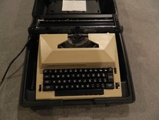 Sears Scholar electric typewriter with case and manual thumbnail