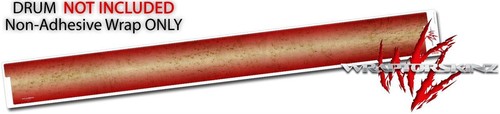 Envoltura para Roland vDrum Shell PD140 madera exótica ojo de pájaro arce ráfaga fuego rojo - Imagen 4 de 4