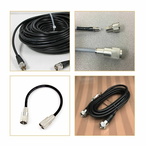 10pcs PL259 Solder Connector Plug with Reducer for UHF RG8X Coaxial Coax Cable - Picture 9 of 9